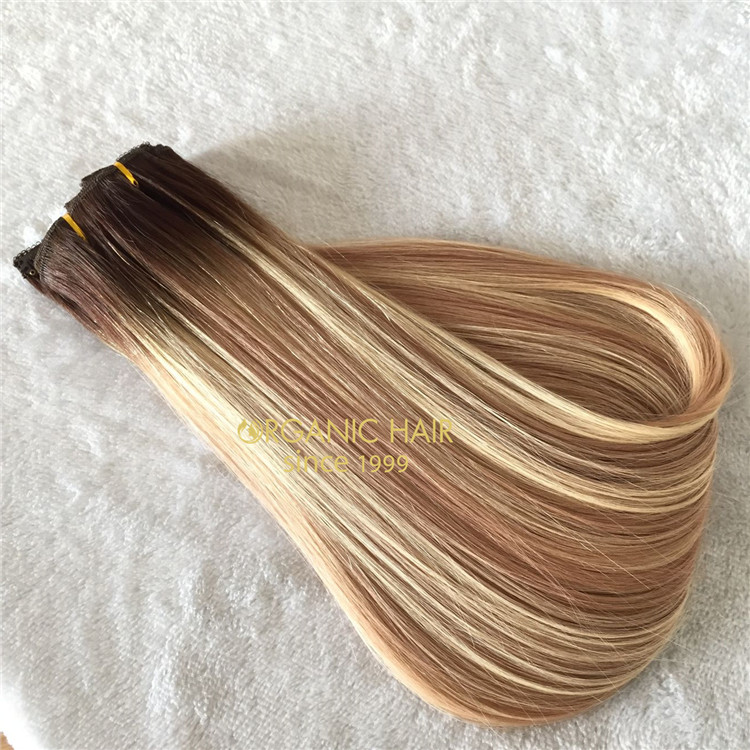 Our cheapest hair extensions-machine weft  A165